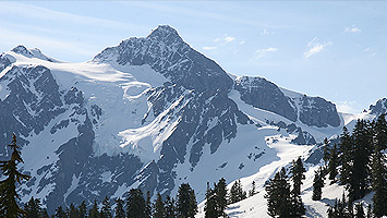 Skiing and snowboarding at mount baker
