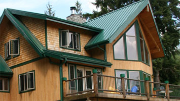 Sunshine and views of Mount Baker from our deck